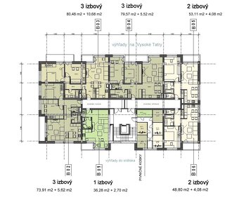 7 bytov VOĽNÝCH - Bytový dom "B"  |  LUNA RESIDENCE - 2