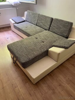 Rozkladací gauč s uložným priestorom - 2
