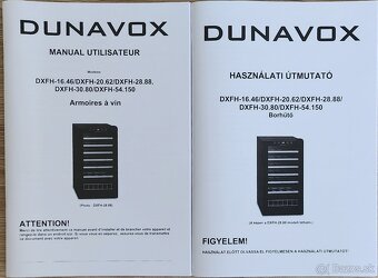 Vinoteka Dunavox DXFH-20.62 na 20 flias - 2
