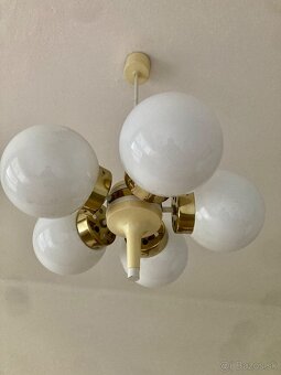 Retro stropne lampy, kristalovy luster - 2