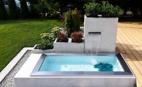 Obdélníková sklolaminátová nádoba 100x200 cm - 2