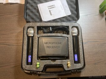 Bezdrôtový dvojmikrofón - sada Malone B4R-UHF-450-Duo1 - 2