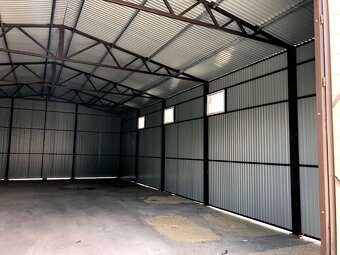 Predám plechovú halu 8 x 14 m - 2