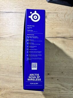 Sluchadla Steelseries Arctis Nova 3P wireless - NOVÉ - 2