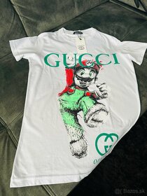 Gucci tričko biele posledné s m l - 2