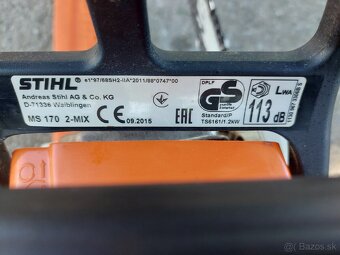 Motorová píla STIHL MS 170 - 2