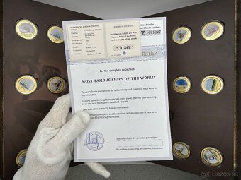 Najznámejšie lode histórie pozlatene medaily Au 999 - 2