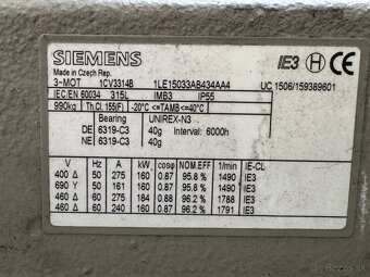 Elektromotor SIEMENS 160 kW - 2