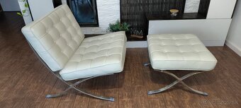 Kreslo a podnožka Barcelona - 2