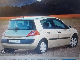 Renault Megane II zadné svetlá - 2