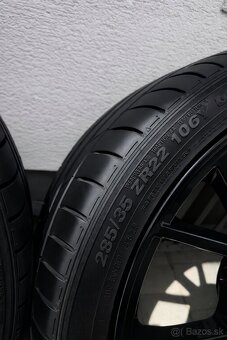 Originál Audi Q7 / SQ7 – 22" disky + skoro nové letné pneum - 2