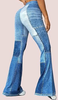 široke dámske nohavice S - 2