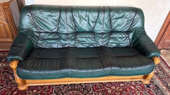 Rustikální kožená sedačka,6086 - 2