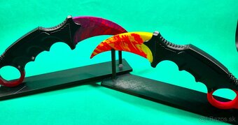 CS2 Karambit fidget trainery 21 cm + stojany - 2