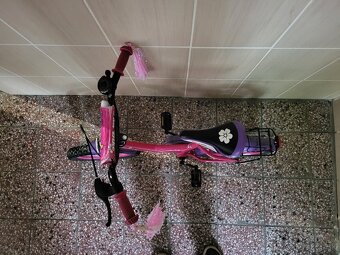 Dievčensky bicykel + pomocné kolieska - 2