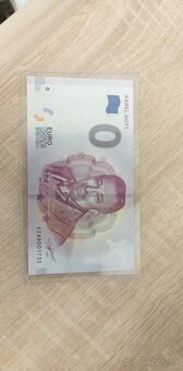0 euro zberateľská bankovka Karel Gott. - 2