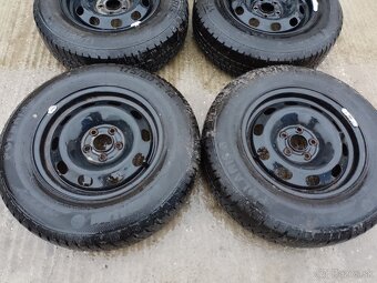 Predám obuté 14" kolesá 5x100 - 2