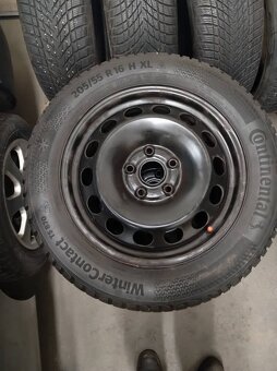 5 x 112 R 16 + zimné pneu Continental. - 2