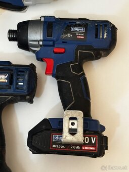 Sada AKU náradia Scheppach (+ 4x bateria a rychlonabijacka) - 2