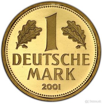 Zlatá minca - 1 Deutsche Mark - 2