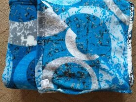 Plyšová deka z mikrovlákna modrá- ako nová - 2