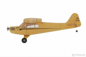 3D model lietadla Piper j3 CUB - 2