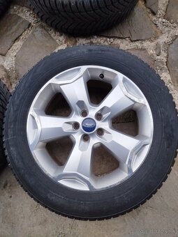 Hliníkové disky/elektróny Ford Kuga + celoročné pneumatiky - 2