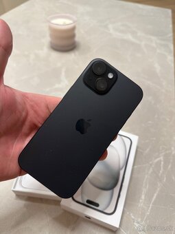 iPhone 15 BLACK 128 GB NOVÝ//ZÁRUKA 2 roky// - 2