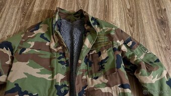 Maskačová bunda so zimnou vložkou vzor 97 les veľkosť 3/50 - 2