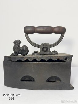 Liatinová žehlička a klopadlo - 2