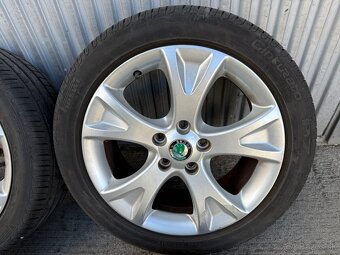 17" Elektrony SKODA 5x112 so zimnymi pneu 205/50 R17 - 2