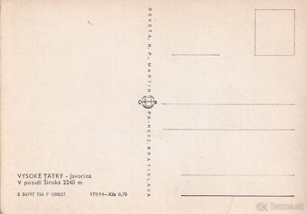 Staré pohľadnice Vysoké Tatry, Javorina, Štrbské pleso - 2