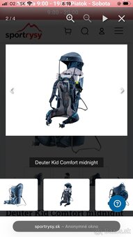 Turisticky nosic Deuter - 2