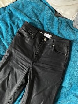 Mango čierne koženkové rifle - 2