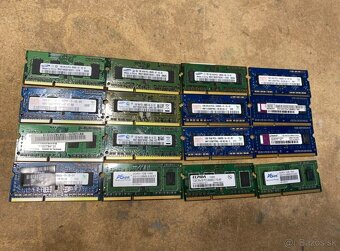 Predám ram pamäte do notebookov SODIMM DDR3 s kapacitou 1GB - 2