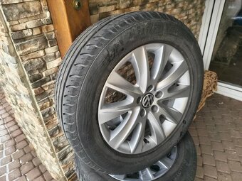 Elektróny VW 5x112 R17 + letné pneu. - 2