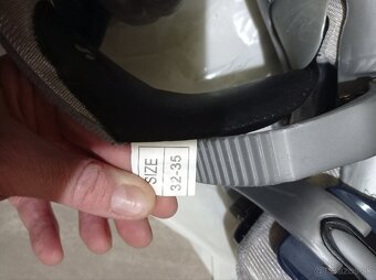 Detské modro šedé korčule - 2