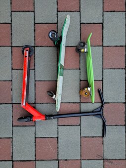 Skateboard, kolobezka - 2
