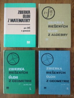 Matematika, stredoškolské a vysokoškolské učebnice a zbierky - 2