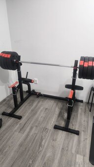 Domáce fitko – činky, lavica, tyče, stroje - Fitnes výbava - 2