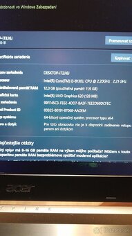 Acer A515 51 - i3 8130u, 12GB DDR4, 500GB SSD - 2