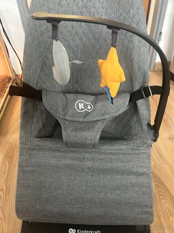 Detské ležadlo Kinderkraft Mimi Grey - 2