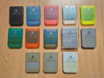Predám Sony Memory card na PS1 od 8€ - 2