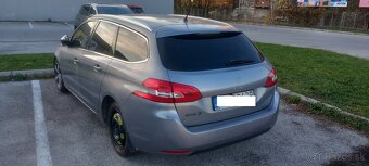 peugeot 308sw combi, 1,6hdi, rok vyr. 2016, navi, xenony,lcd - 2