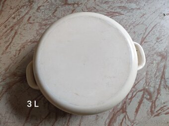 Hrnce, Taniere, Kastroly, Smaltovanú panvicu, Misa, Džezva, - 2