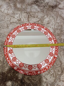 Zrkadlo okrúhle ručne maľované - 2