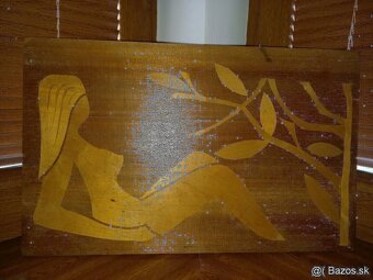 Retro obrazy, vešiak vintage - 2