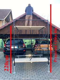 Rámové lešenie pracovná výška 4m - 2