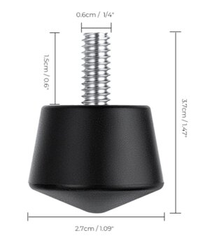 Univerzalne protisklzove nozicky pre stativ - 2