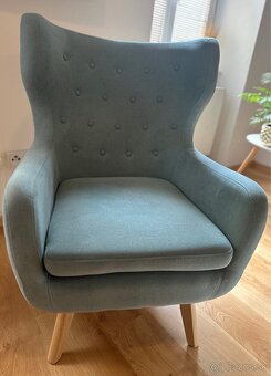 Kreslo “ušiak” zn. Somcasa - 2
